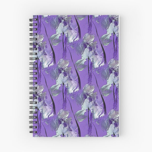 Item preview, Painterly Abstract White Flowers on Purple designed and sold by Artistestella.