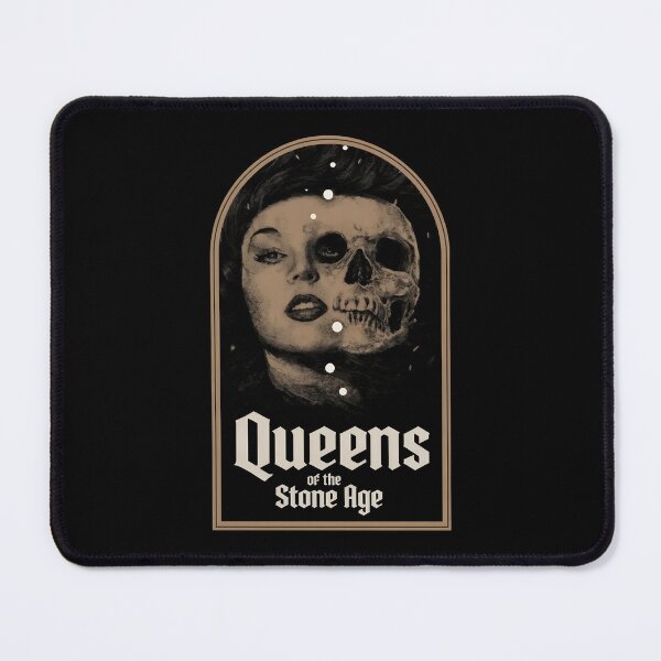 Item preview, Queens of the Stone Age Skull Woman Band designed and sold by BarevyAsStore.