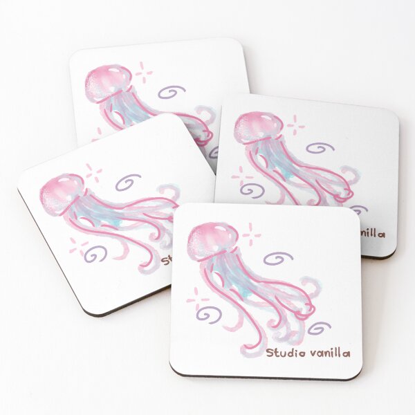 Item preview, Jellyfish Ethereal Y2K Magic Pink Purple Blue Mystical Art designed and sold by VirginiaEdits.