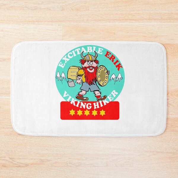 Item preview, Excitable Erik Viking Hiker Outdoor Cartoon designed and sold by Al Benge - NZ & Australian Art.