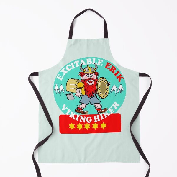 Item preview, Excitable Erik Viking Hiker Outdoor Cartoon designed and sold by Al Benge - NZ & Australian Art.