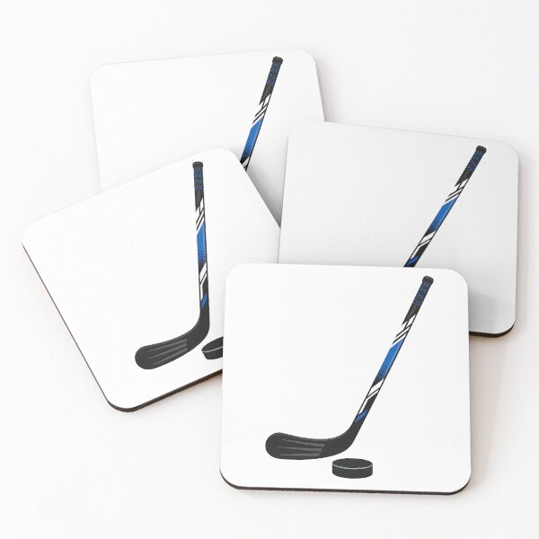 Item preview, Classic Blue Ice Hockey Stick and Puck designed and sold by Jaideep Walia.