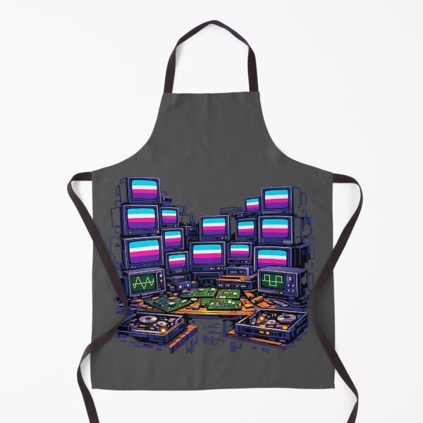 Item preview, Synthwave Retro Tech Temple designed and sold by KungPowUnicorn.