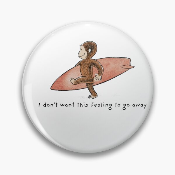 Item preview, Monkey Surfing Vintage Retro Beach Funny Summer Adventure Art T-Shirt designed and sold by Doptlavia.