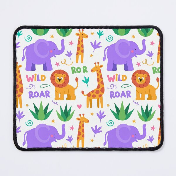 Item preview, Cute Wild Safari Animals Pattern For Kids designed and sold by Ed & Harmony.