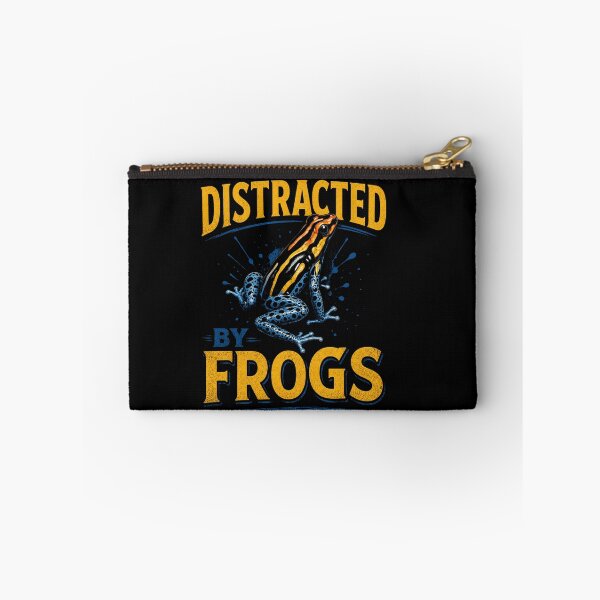 Item preview, Easily Distracted By Frogs Funny Frog Lover Humor Graphic Design designed and sold by MiALopezArt.