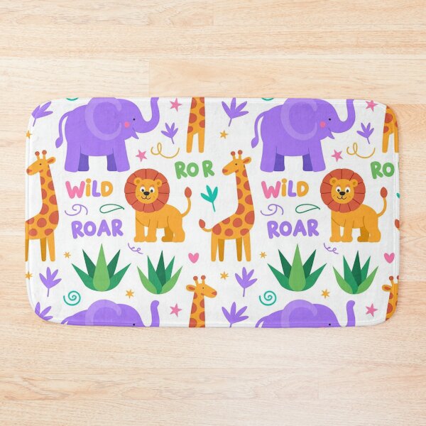 Item preview, Cute Wild Safari Animals Pattern For Kids designed and sold by Ed & Harmony.