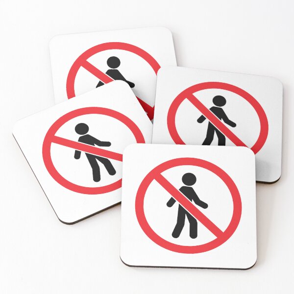 Item preview, No Entry Authorised Personnel Only Stick Figure Sign designed and sold by THP Creative.