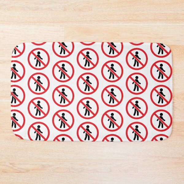 Item preview, No Entry Authorised Personnel Only Stick Figure Sign designed and sold by THP Creative.