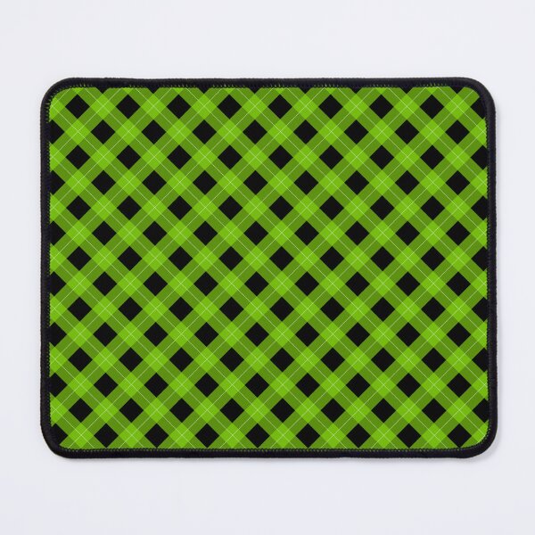 Item preview, Neon Green Plaid designed and sold by Moonlit Datura.