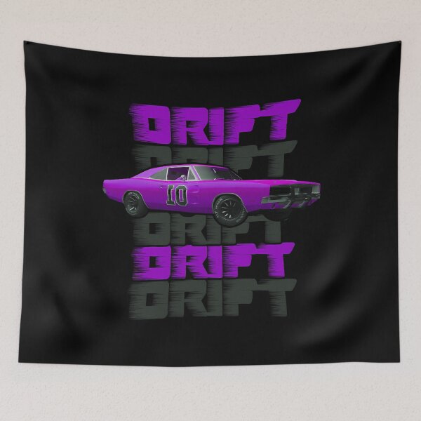 Item preview, Old Pink Car Drifting With Pink And Grey Drift Text  designed and sold by VANESSALVARAD6.