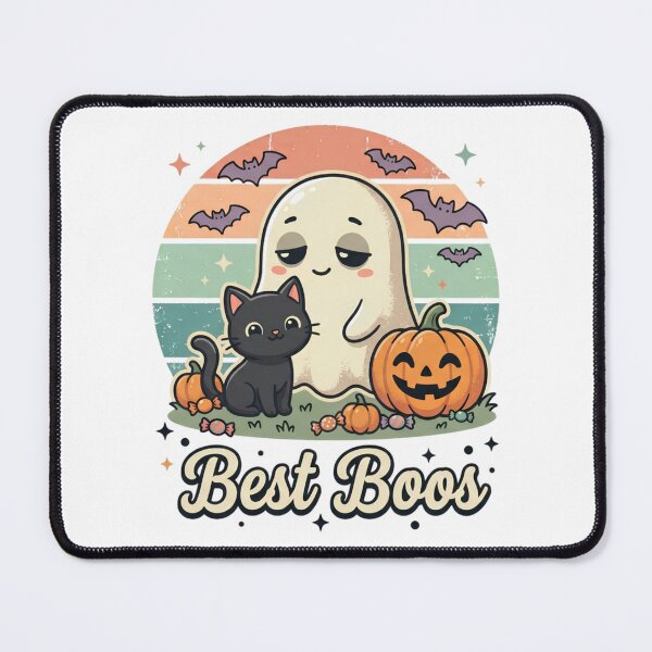 Item preview, Best Boos Cute Ghost and Black Cat Halloween Shirt designed and sold by DIRTYSKETCHH.