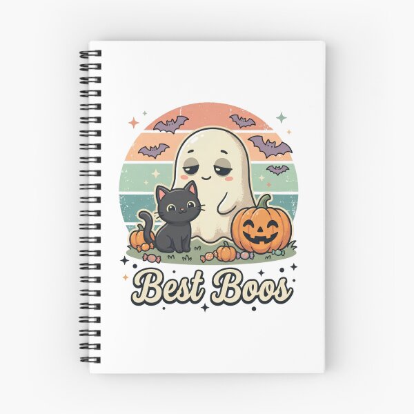 Item preview, Best Boos Cute Ghost and Black Cat Halloween Shirt designed and sold by DIRTYSKETCHH.