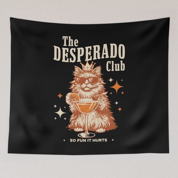 Item preview, The Desperado Club Funny Cat designed and sold by nosu-art-pod.