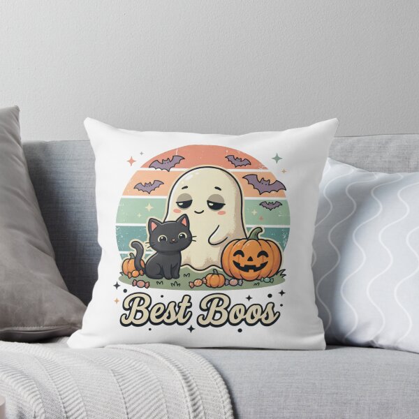 Item preview, Best Boos Cute Ghost and Black Cat Halloween Shirt designed and sold by DIRTYSKETCHH.