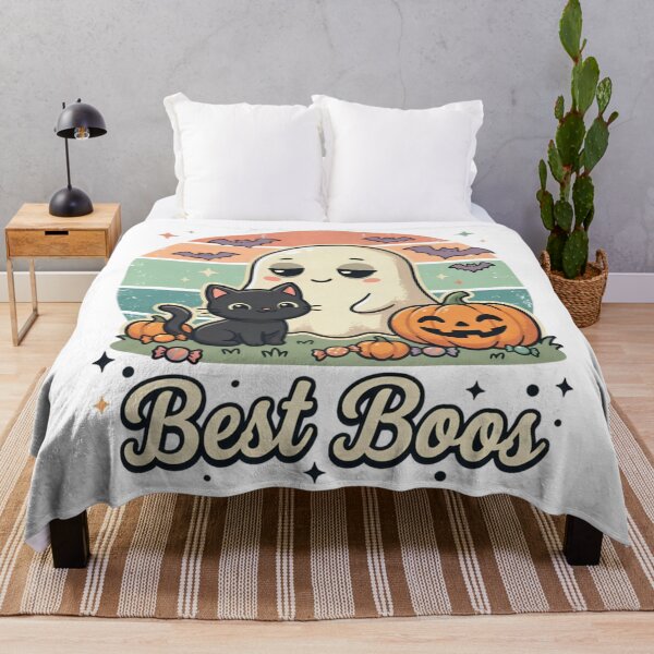 Item preview, Best Boos Cute Ghost and Black Cat Halloween Shirt designed and sold by DIRTYSKETCHH.