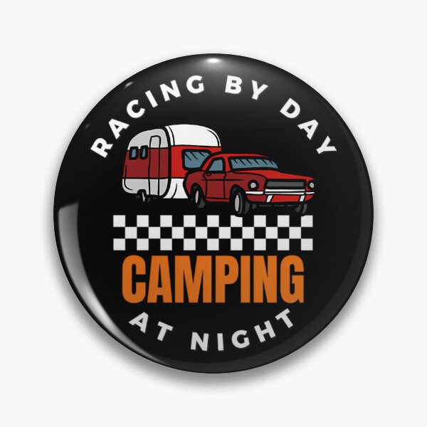 Item preview, Racing By Day Camping At Night Race Track Racetrack Drag Strip Motorsports Camper  designed and sold by VANESSALVARAD6.