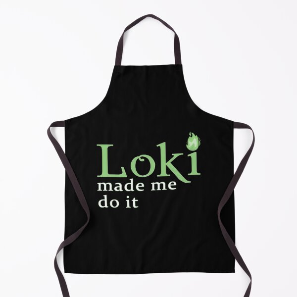 Item preview, Loki Made Me Do It Funny Quote designed and sold by GenovCartART.