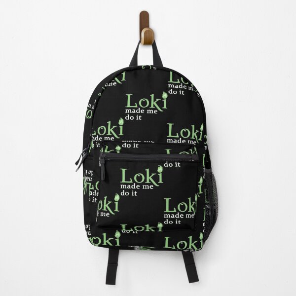 Item preview, Loki Made Me Do It Funny Quote designed and sold by GenovCartART.