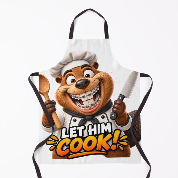 Item preview, Let Him Cook Beaver Chef designed and sold by M.Store.