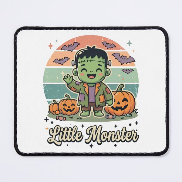 Item preview, Little Monster Cute Frankenstein Retro Halloween Kids Shirt designed and sold by DIRTYSKETCHH.
