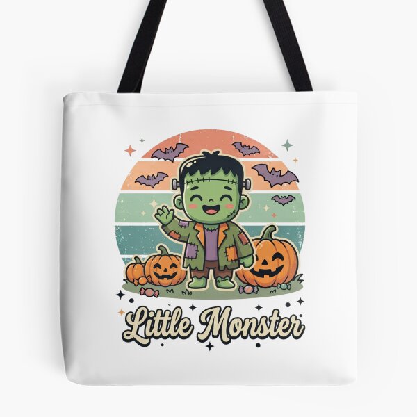 Item preview, Little Monster Cute Frankenstein Retro Halloween Kids Shirt designed and sold by DIRTYSKETCHH.