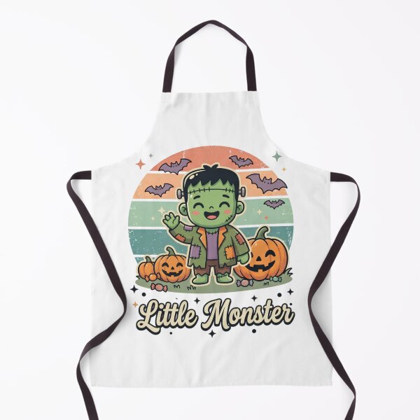 Item preview, Little Monster Cute Frankenstein Retro Halloween Kids Shirt designed and sold by DIRTYSKETCHH.