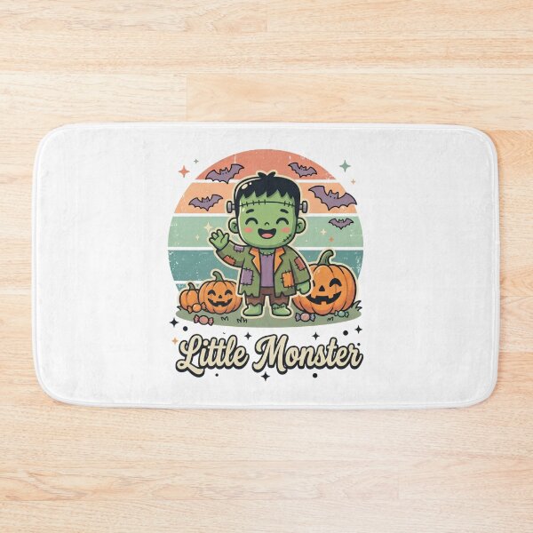 Item preview, Little Monster Cute Frankenstein Retro Halloween Kids Shirt designed and sold by DIRTYSKETCHH.