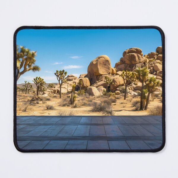Item preview, Hanok Window to the World: Joshua Tree Desert Landscape & Boulders | Fine Art Print Fine Art Print designed and sold by SOOstudio73.