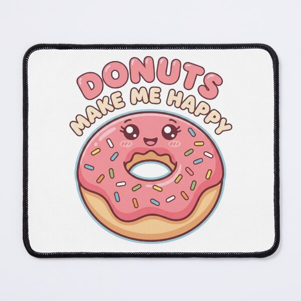 Item preview, Donuts Make Me Happy Cute Kawaii Pink Donut Design designed and sold by morning sun.