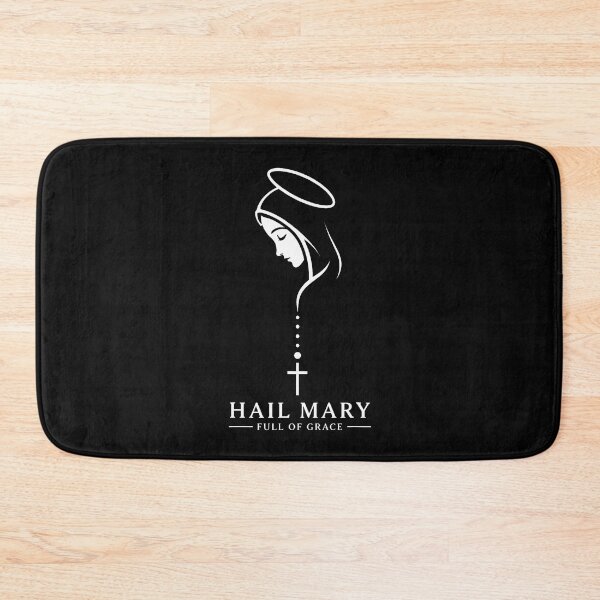 Item preview, Hail Mary Full Of Grace Catholic Blessed Mother Christian designed and sold by ripgoatclothing.