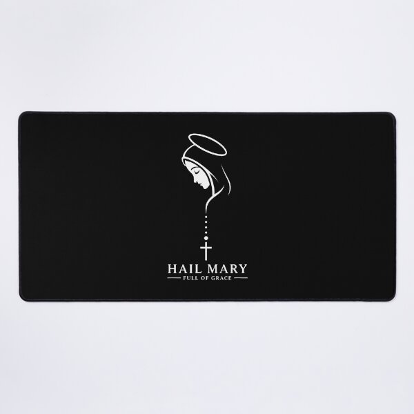Item preview, Hail Mary Full Of Grace Catholic Blessed Mother Christian designed and sold by ripgoatclothing.