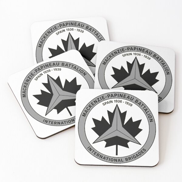 Item preview, Mackenzie Papineau Battalion International Brigades Antifascist Emblem Print designed and sold by PinUpPizzazz.