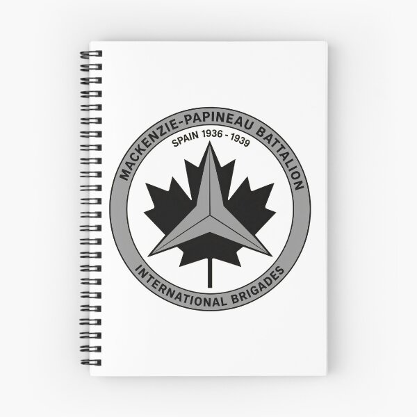 Item preview, Mackenzie Papineau Battalion International Brigades Antifascist Emblem Print designed and sold by PinUpPizzazz.