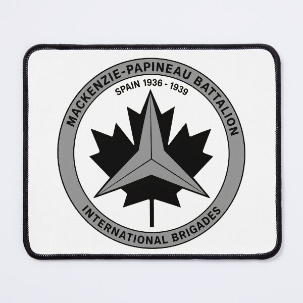 Item preview, Mackenzie Papineau Battalion International Brigades Antifascist Emblem Print designed and sold by PinUpPizzazz.