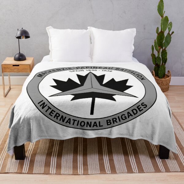 Item preview, Mackenzie Papineau Battalion International Brigades Antifascist Emblem Print designed and sold by PinUpPizzazz.