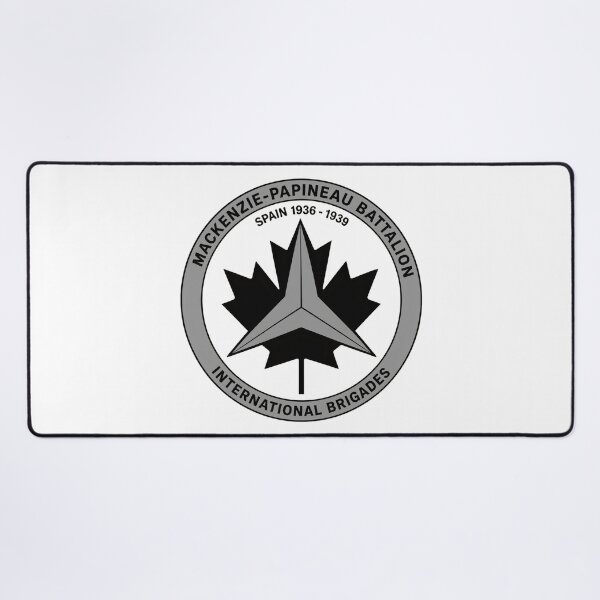 Item preview, Mackenzie Papineau Battalion International Brigades Antifascist Emblem Print designed and sold by PinUpPizzazz.