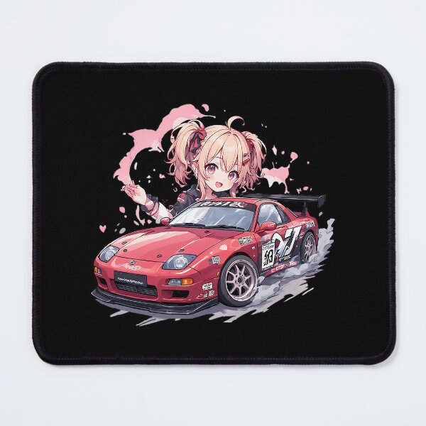 Item preview, Fto Anime Girl Flowers And Pink Paint Splatter designed and sold by VANESSALVARAD6.