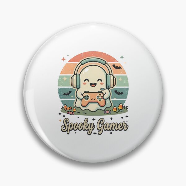 Item preview, Spooky Gamer Cute Ghost Gaming Halloween designed and sold by DIRTYSKETCHH.