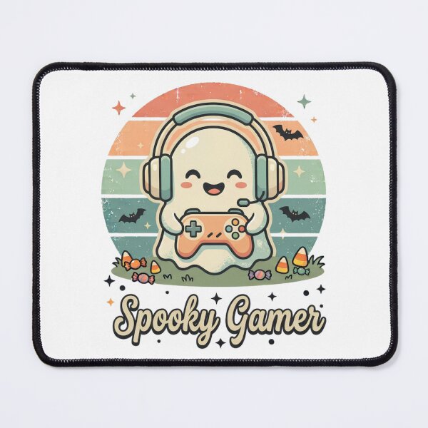 Item preview, Spooky Gamer Cute Ghost Gaming Halloween designed and sold by DIRTYSKETCHH.