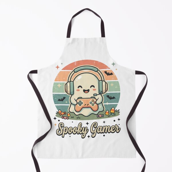 Item preview, Spooky Gamer Cute Ghost Gaming Halloween designed and sold by DIRTYSKETCHH.