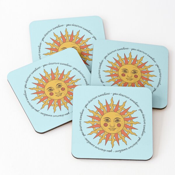 Item preview, You Deserve Sunshine version 1 designed and sold by Hakuna Ricotta.