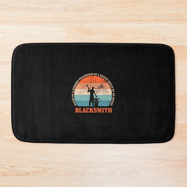 Item preview, Blacksmith Vintage Sunset Hammer Anvil Skill Art designed and sold by Skuthorp231.