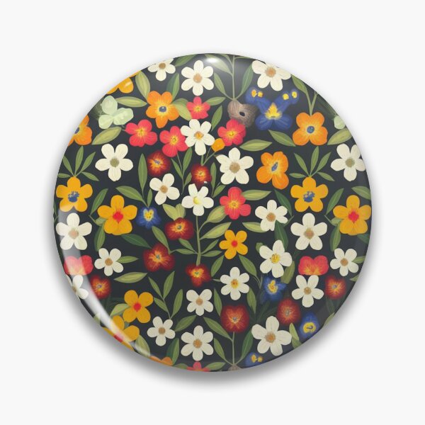 Item preview, Colorful Vintage Ditsy Floral Pattern designed and sold by Ed & Harmony.