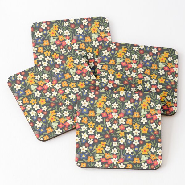 Item preview, Colorful Vintage Ditsy Floral Pattern designed and sold by Ed & Harmony.