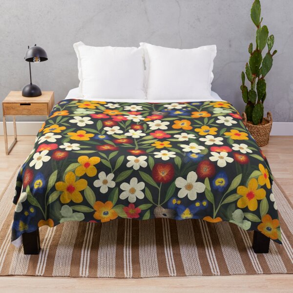 Item preview, Colorful Vintage Ditsy Floral Pattern designed and sold by Ed & Harmony.