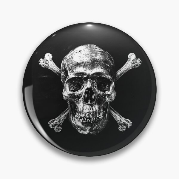 Item preview, Skull and Crossbones – Gothic Pirate Memento Mori Art designed and sold by inkoutninja.