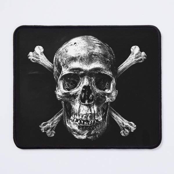 Item preview, Skull and Crossbones – Gothic Pirate Memento Mori Art designed and sold by inkoutninja.