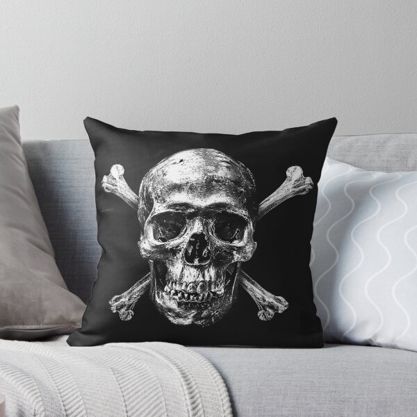 Item preview, Skull and Crossbones – Gothic Pirate Memento Mori Art designed and sold by inkoutninja.