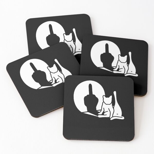 Item preview, Cat Middle Finger  designed and sold by suhairee-studio.